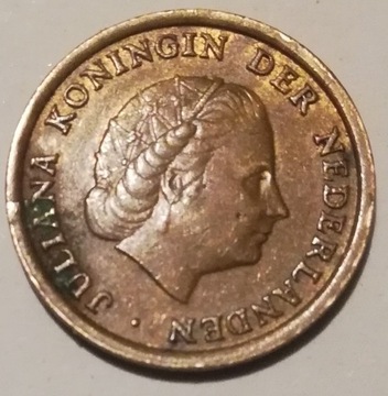 Moneta 1 cent 1961 Holandia