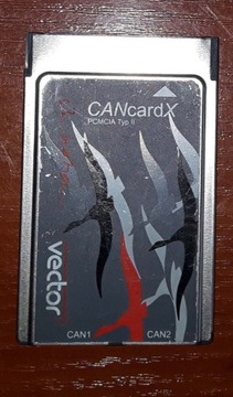 Jedna karta PCMCIA CANcardX Vector 