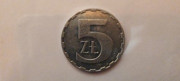 Polska 5 złotych, 1989 r. (L140)