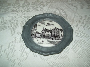 CYNOWO-PORCELANOWY SPODEK RHEINE MARKTPLATZ