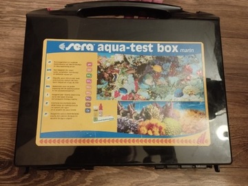 Zestaw Aqua-test box marine (+Ca) Sera nowy