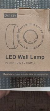 Lampa na ścienny 12w LED