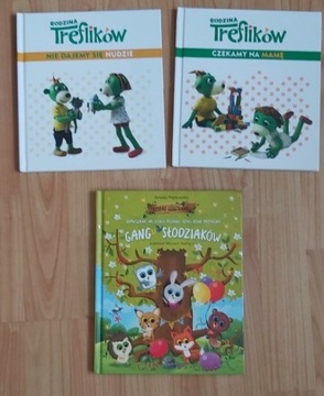 Pakiet książek dla dzieci:Rodzina Treflików, Gang 