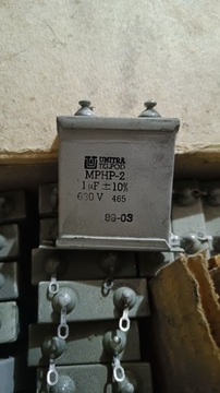 Kondensator Unitra Telpod MPHP-2 1uf 630V 25SZTUK 