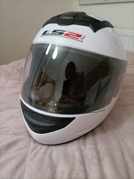 kask motocyklowy ls2 biały rozmiar s