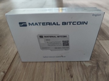 Zimny portfel Material Bitcoin 