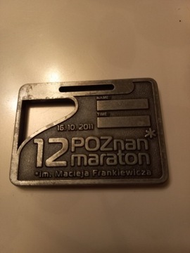 Medal pamiątkowy 12 Poznań Maraton 16.10.2011