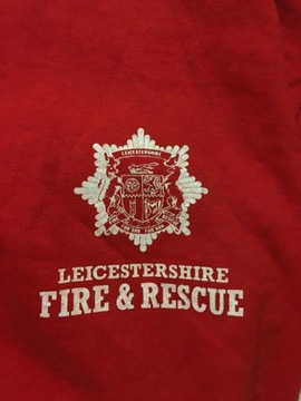 Koszulka straż pożarna Leicester Anglia