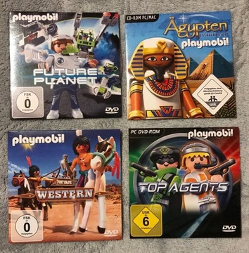 Playmobil gry, filmy DVD CD-ROM j. Niemiecki