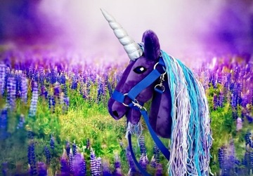 Jednorożec Hobby Horse na kijku - Magic Violet 