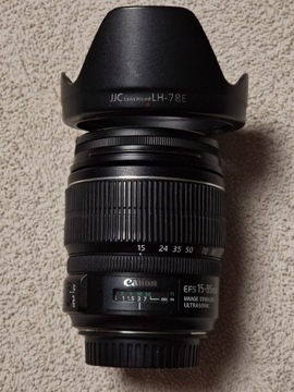 Canon EF-S 15-85 mm 3.5-5.6 IS USM, FILTRY PC i UV