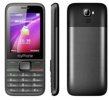 MYPHONE 6200 TELEFON BLACK DLA SENIORA NOWY