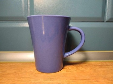 Kubek ceramiczny niebieski używany