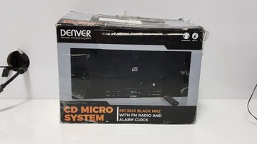 Wieża Denver MC-5010 MK2 FM CD AUX zegar budzik