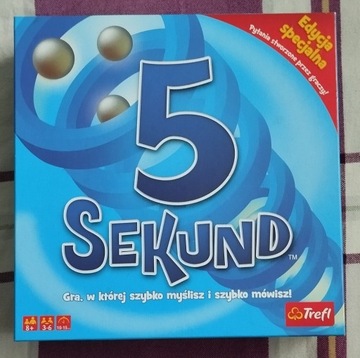 Gra Planszowa "5 SEKUND" Edycja Specjalna pytania stworzone przez graczy 8+