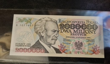 Banknot 2000000 zł UNC