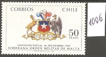 Order Maltański. Mi-1006. Chile 