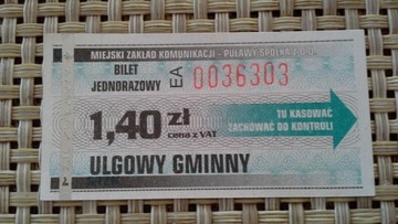 Bilet MZK Puławy