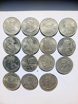 Zestaw monet numizmaty 1967 -1983 pamiątki PRL