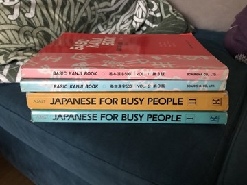 Komplet książki nauka japońskiego język japoński