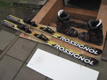 BARDZO ŁADNE NARTY ROSSIGNOL 172cm + BUTY nr.44-45