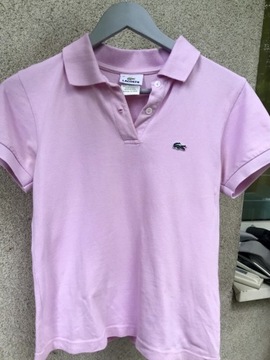 Różowa Damska Koszulka Polo Lacoste T-Shirt