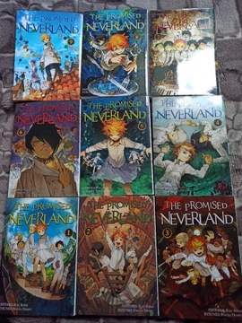 Manga The promised neverland 1-9 stan idealny