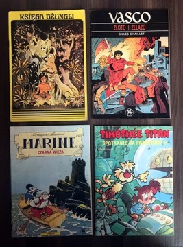 Zestaw 4 komiksów | PRZYGODOWE | 1984 1990 1991