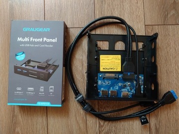 Graugear G-MP01CR 6-portowy koncentrator USB-C