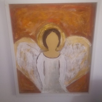 Obraz Anioł Własnoręcznie Malowany