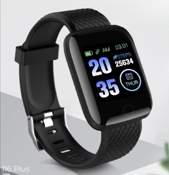 Smartwatch 116 inteligentny zegarek Pulsometr 