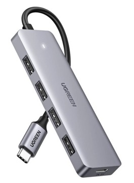 Hub USB C na USB 4 porty USB 3.0