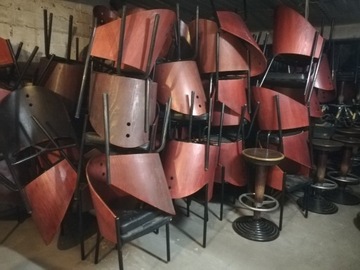 Krzesło kawiarniane 40szt krzesła lata 90 Bar