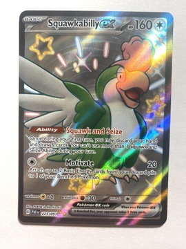 Pokemon TCG Paldean Fates Squawkabilly 223/091