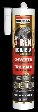 SOUDAL T-REX GOLD KLEJ MONTAŻOWY HYBRYDOWY Mamut