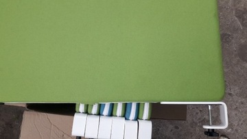 przegroda biurowa na biurko zielona turkus