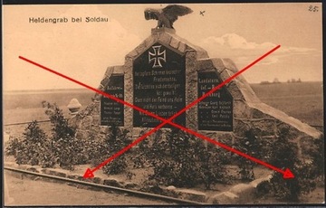 DZIAŁDOWO Soldau Heldengrab, pomnik wojskowy