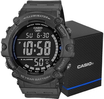 Zegarek sportowy Casio na prezent stoper timer