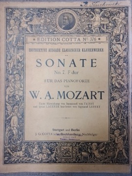 W.A. Mozart Sonaty