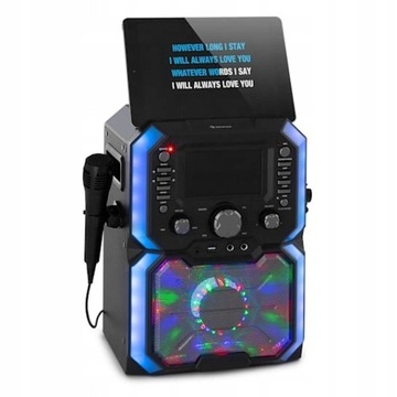 Rockstar Plus, zestaw karaoke, Bluetooth, USP, CD, show LED, RCA