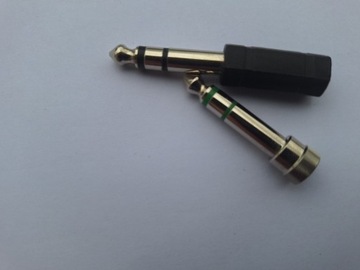 Jack Stereo złącze adapter audio 6,3 mm na 3,5 mm