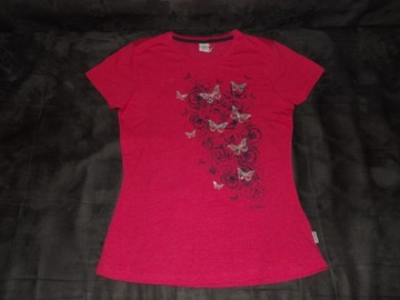 LEE COOPER T-shirt Koszulka damska Ciemny Róż XL