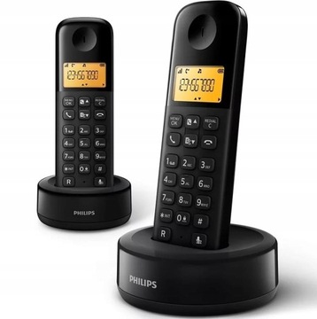 Telefon bezprzewodowy Philips D1602B/53