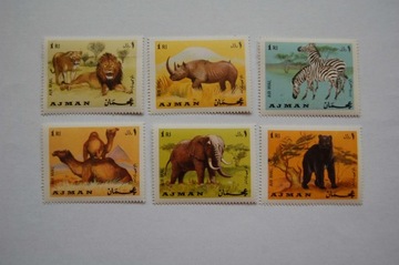 Adżman Sw 551-56** afrykańskie ssaki