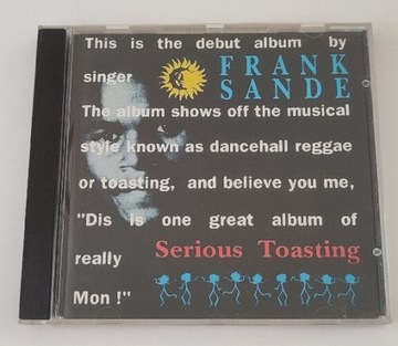 Frank Sande - Serious Toasting Album CD 