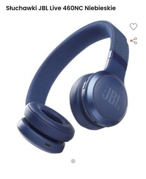 słuchawki JBL LIVE 460nc niebieskie 