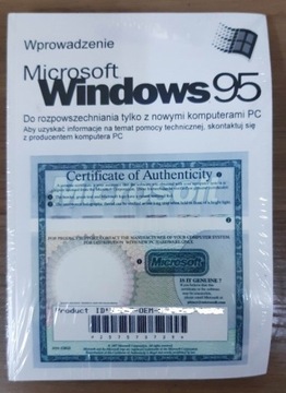 Microsoft Windows 95 - zafoliowany