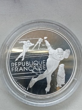 Francja 100 frank 1990 r Olim srebro 900 13,6 tyś 