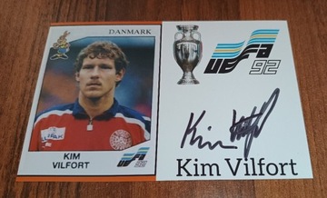 Kim Vilfort, autograf, uczestnik MŚ,mistrz Europy 