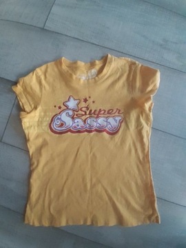 T-shirt żółty 10-12 lat